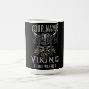 Personalized NAME Viking Warrior Heritage T-Shirt Coffee Mug