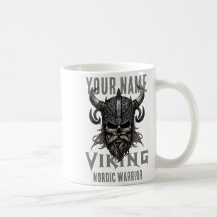 Personalized Name Viking Warrior Heritage T Shirt  Coffee Mug