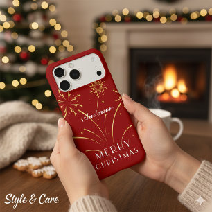 Personalized Name Warm Merry Christmas Decorative