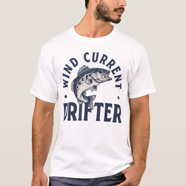 Personalized Name Wind Drift Bass T-Shirt (Front)