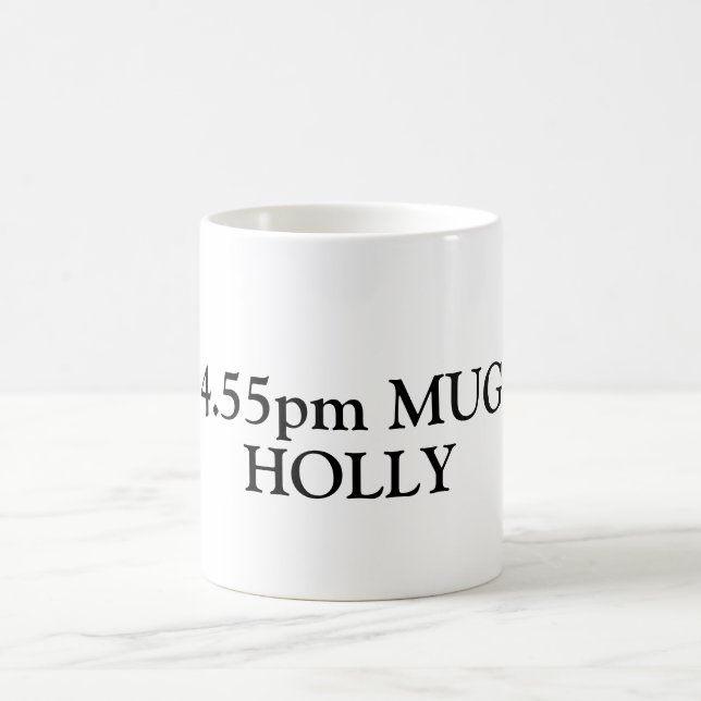 Personalized names on Coffee Mug. Office drinking  Mug (Center)
