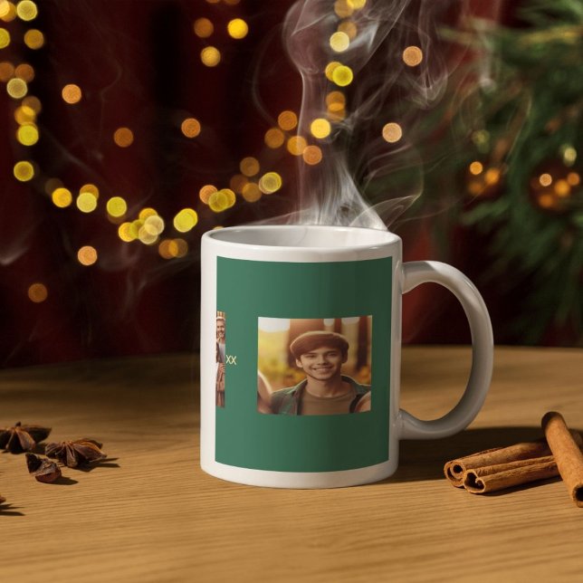 Personalized Namesake Family Photo and Year Design Coffee Mug (Creator Uploaded)