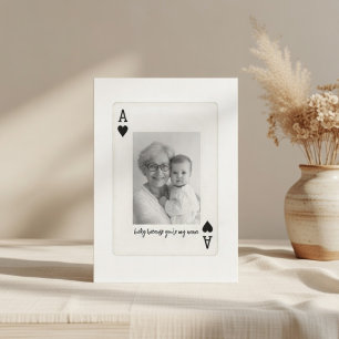 Personalized Nana Mother’s Day Card – Ace of Heart