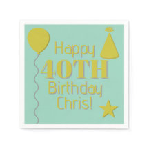 personalized napkins