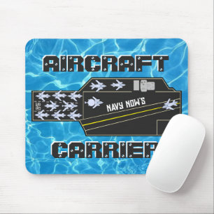 Personalized Navy Now's Aircraft Carrier Striker Mouse Pad
