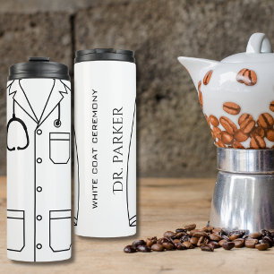 Personalized New Doctor White Coat Ceremony Thermal Tumbler