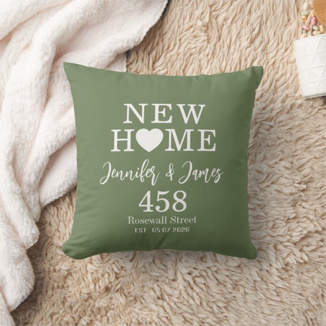 Personalized New Home Typography Couples Name Cushion (Blanket)