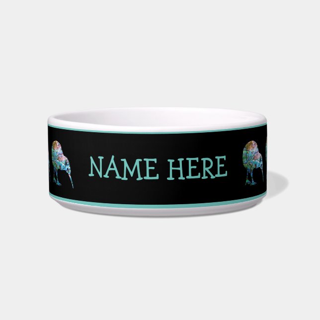 PERSONALIZED NEW ZEALAND KIWI PAUA BOWL (Front)