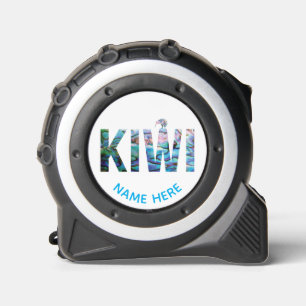 PERSONALIZED NEW ZEALAND KIWI PAUA TAPE MEASURE 1