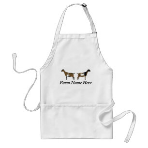 Personalized Nigerian Dwarf Dairy Goat Farm Standard Apron