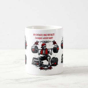 Personalized No Excuses Only Results Coffee Mug