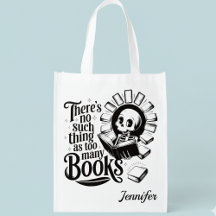 Personalized No Such Thing As Too Many Books