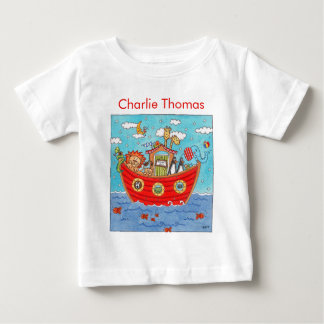 Personalized Noah's Ark  Baby T-Shirt