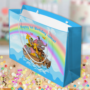 Personalized, Noah's Ark Gift, Bag in 4 Sizes