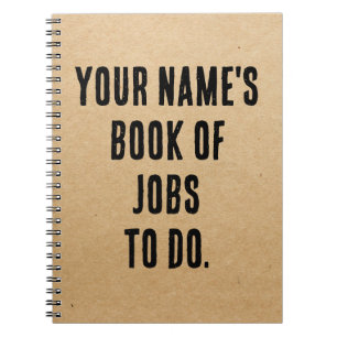 Personalized notebook custom name notebook spiral