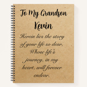 Personalized Notebook Spiral Custom Journal