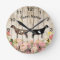 Personalized Nubian Dairy Goat Farm Round Clock