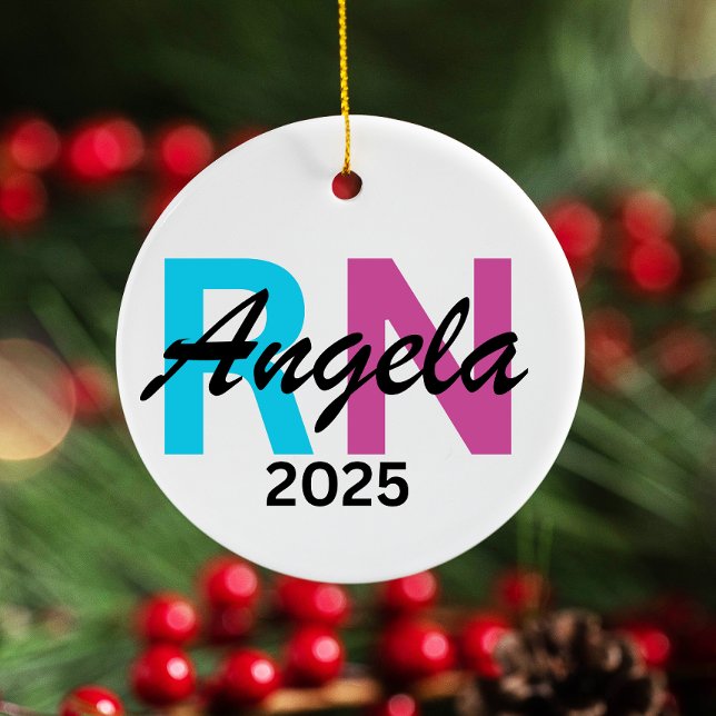 Personalized Nurse Ornament 2025, Custom RN (Creator Uploaded)