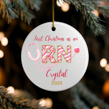 Personalized Nurse Ornament 2025, Custom RN gift,