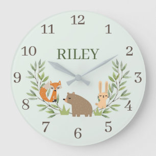 Personalized Nursery Wall Clock