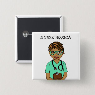 Personalized Nurse's Name Badge   