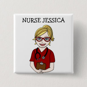Personalized Nurse's Name Badge 