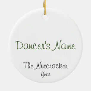 Personalized Nutcracker Clara Keepsake  Ceramic Or Ornament