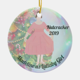 Personalized Nutcracker Ornament - Lullaby Girl