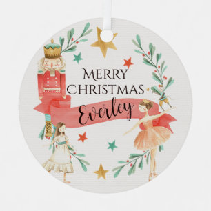 Personalized Nutcracker Theme Christmas Ornament