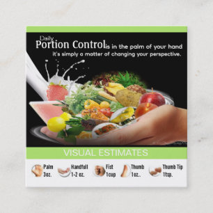 Personalized Nutrition Coaching Business Cards