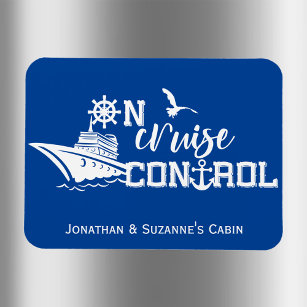Personalized On Cruise Control Door Stateroom Magnet