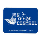 Personalized On Cruise Control Door Stateroom Magnet (Horizontal)