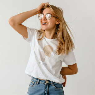 Personalized, One Line, Love, Boho, Arabic  T-Shirt