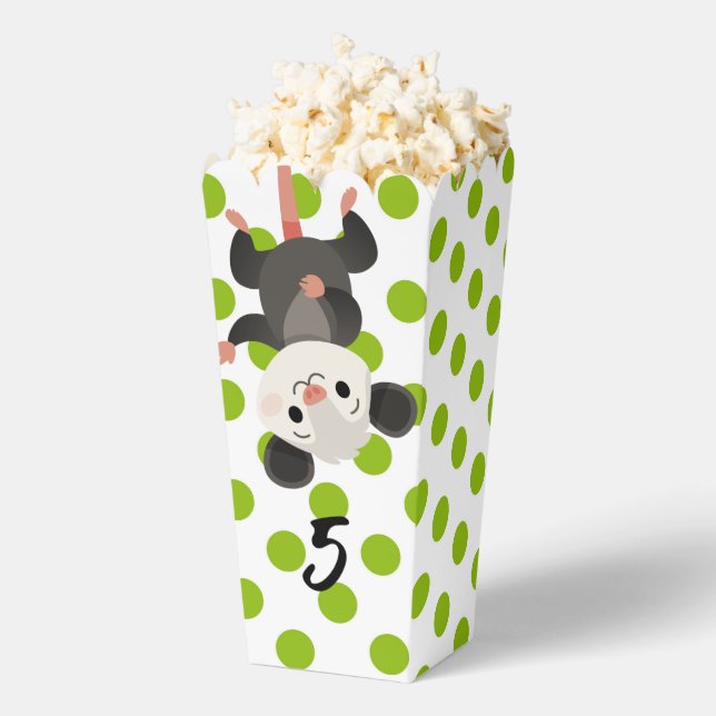 Personalized Opossum Cute Woodland Birthday Party Favour Box (Popped)