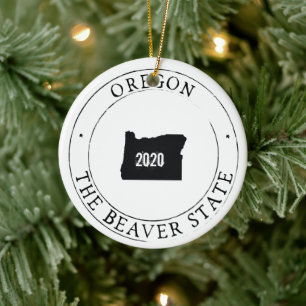 Personalized Oregon Ornament