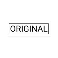 Personalized ORIGINAL Text Wood Art Rubber Stamp