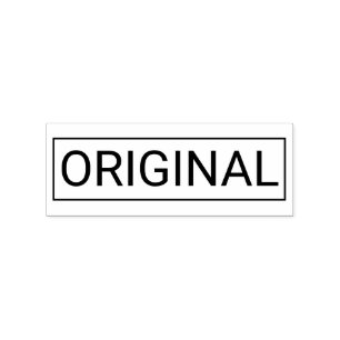 Personalized ORIGINAL Text Wood Art Rubber Stamp