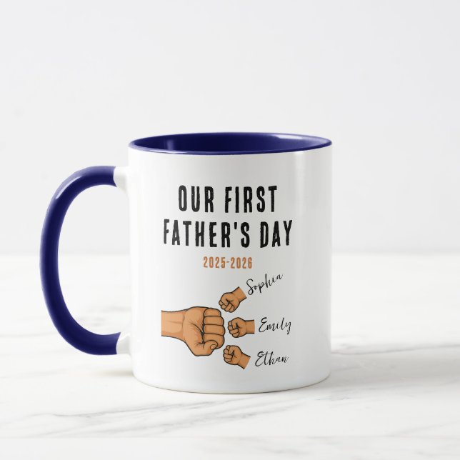 Personalized Our First Father’s Day Mug | New Dad (Left)
