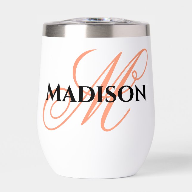 Personalized outdoor wine glass (Front)