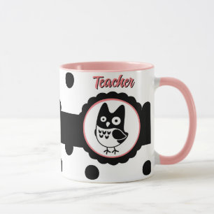 Personalized Owl Teacher Mug