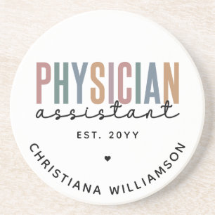 Personalized PA Physician Assistant Graduation Coaster