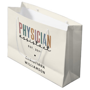 Personalized PA Physician Assistant Graduation Large Gift Bag