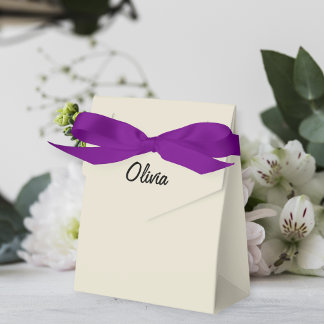 Personalized  Party Box Gift Bag Favour neutral