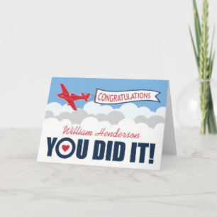 Personalized Passing Out Parade   British RAF Card