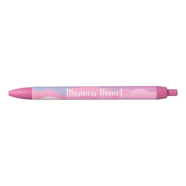 Personalized Pastel Cloud Pen | Add Your Business  (Front)