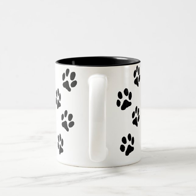personalized paw mug (Handle)