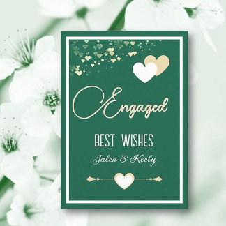 Personalized! Perfect Couples Engagement Card