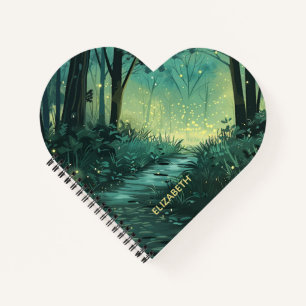 Personalized Personalized Fairy Light Forest Notebook