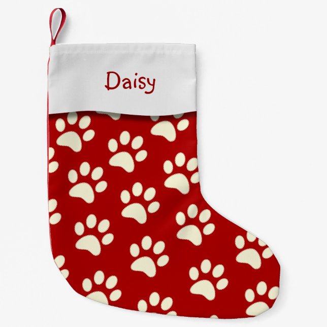 Personalized Pet Dog Christmas Stocking (Front)