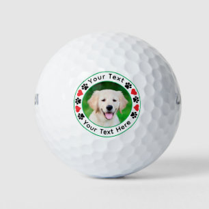 Personalized Pet Dog Photo Father's Day  Golf Balls